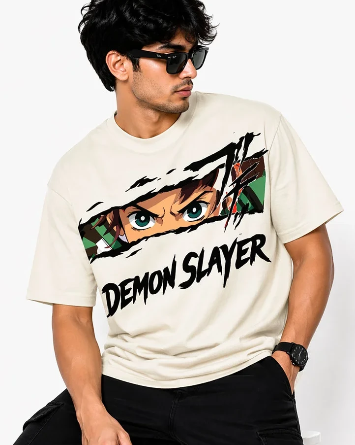 Demon Slayer Streetwear Drop Shoulder T-Shirt