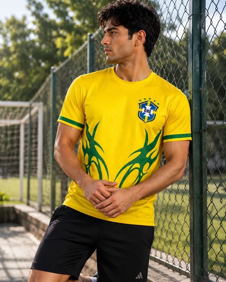 Brazil Tribal Strike Edition – Premium World Cup Jersey