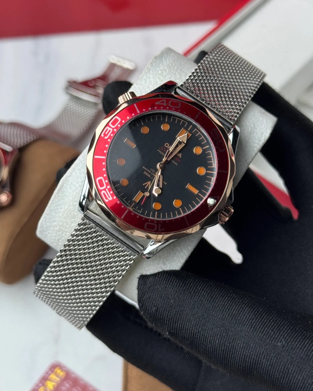Omega 007 James Bond Series-Red
