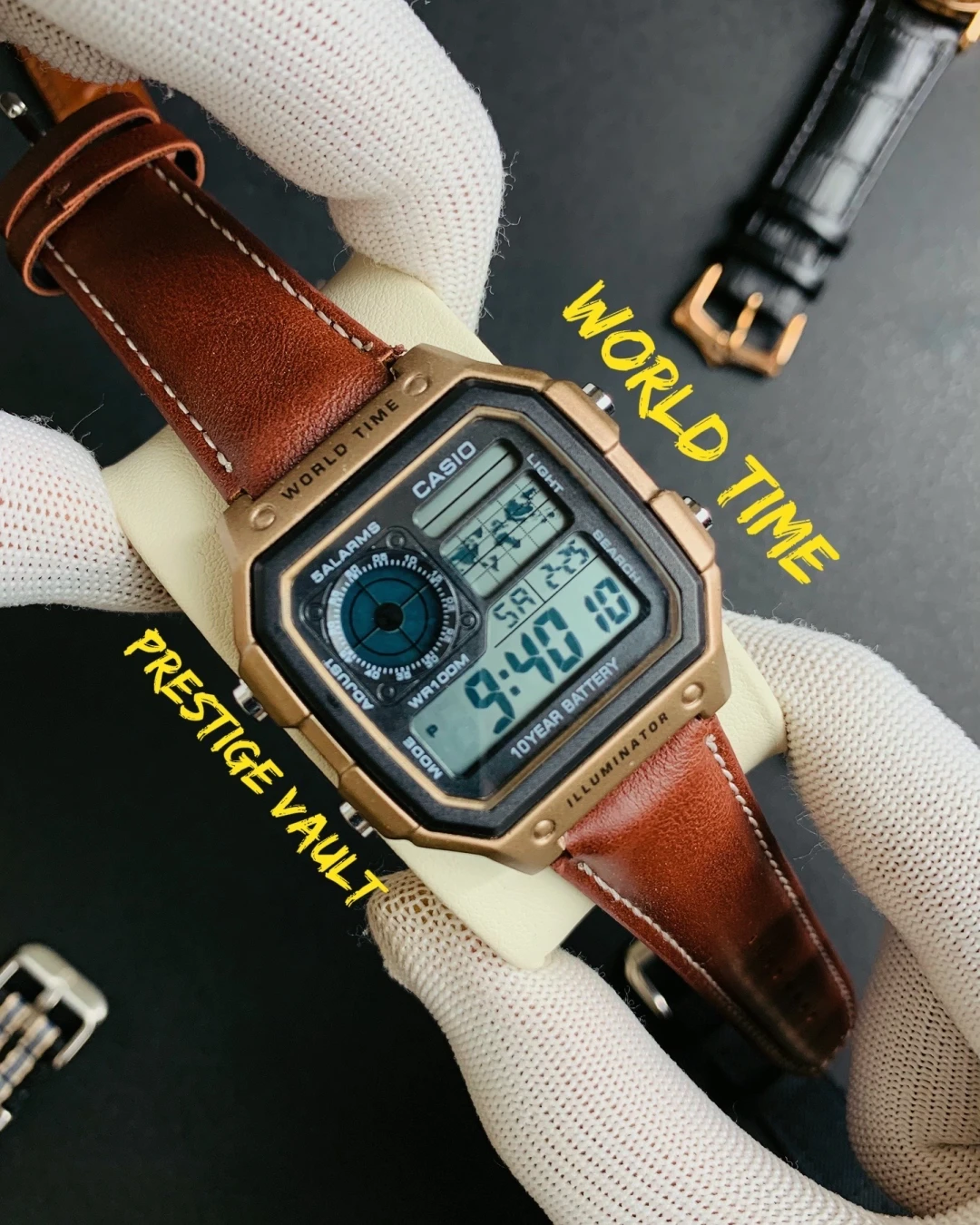 CASIO World Timer Rose Gold