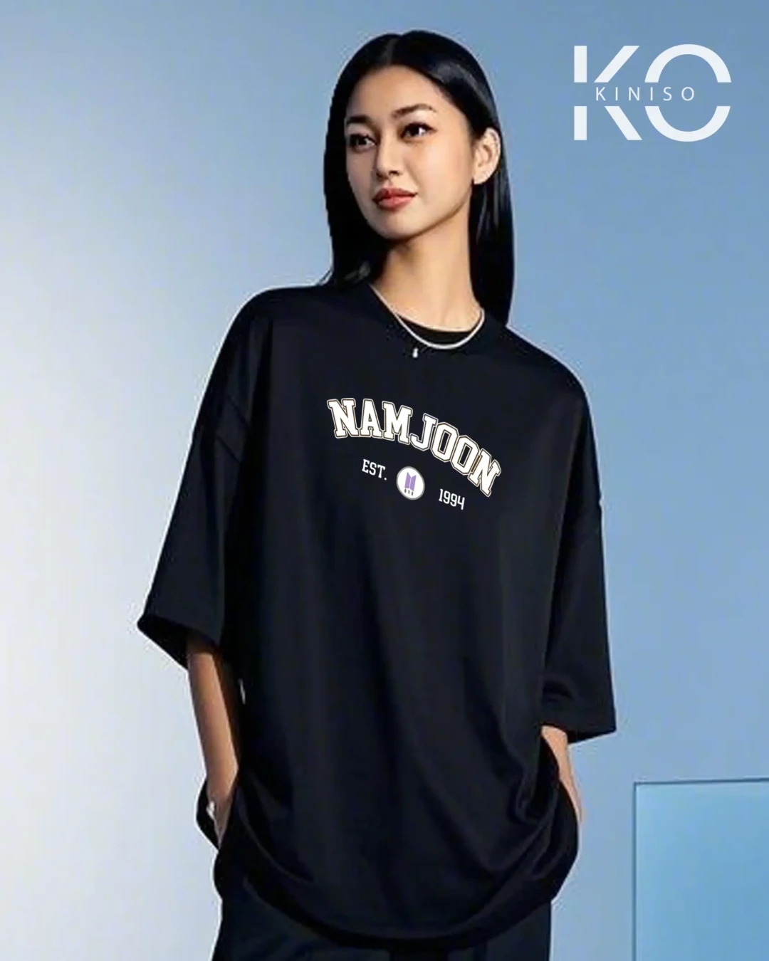 RM "Namjoon Est 1994" K-Pop Drop Shoulder T-Shirt