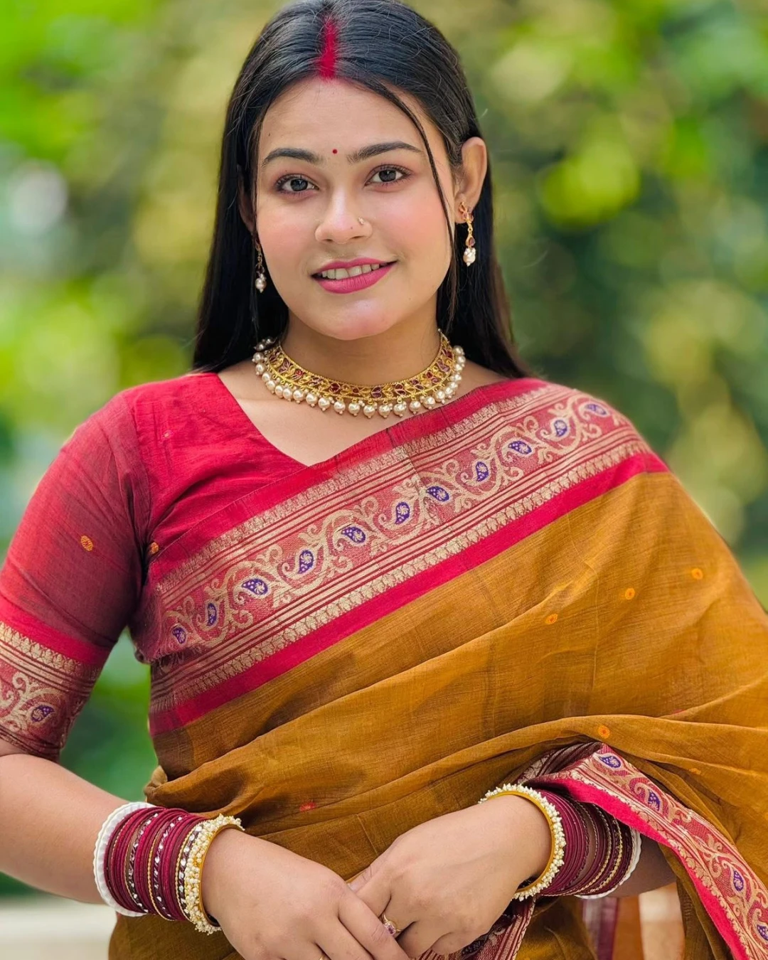Women's Tangail Tat Madurai Maslaice Cotton Saree