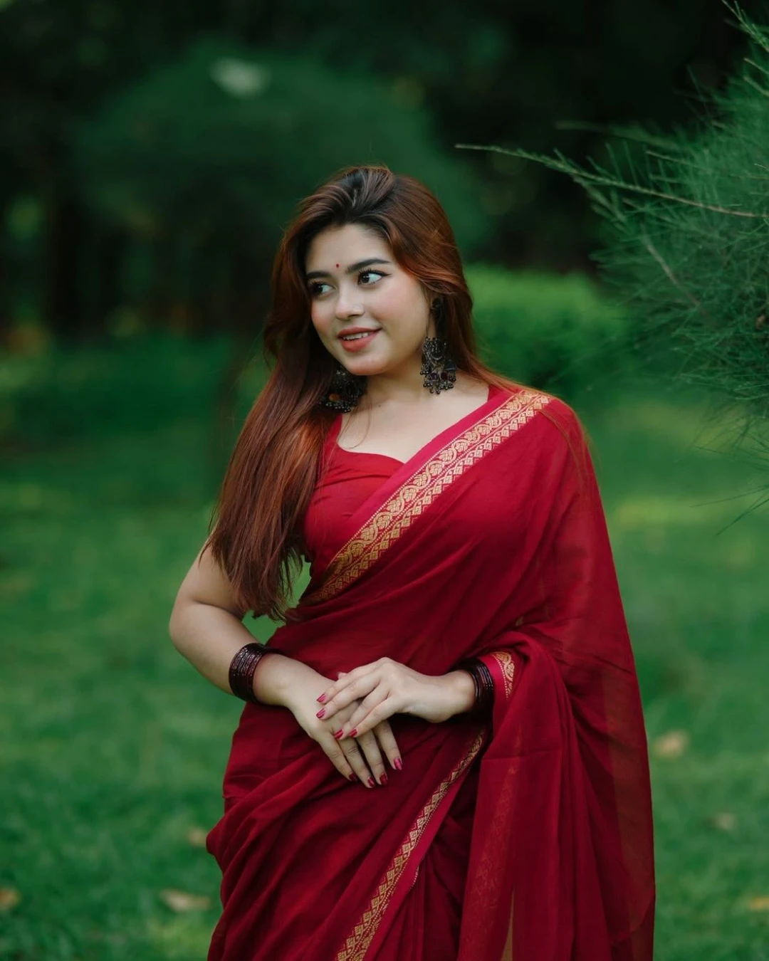 Women's HalfSilk Nakshi Pair Saree