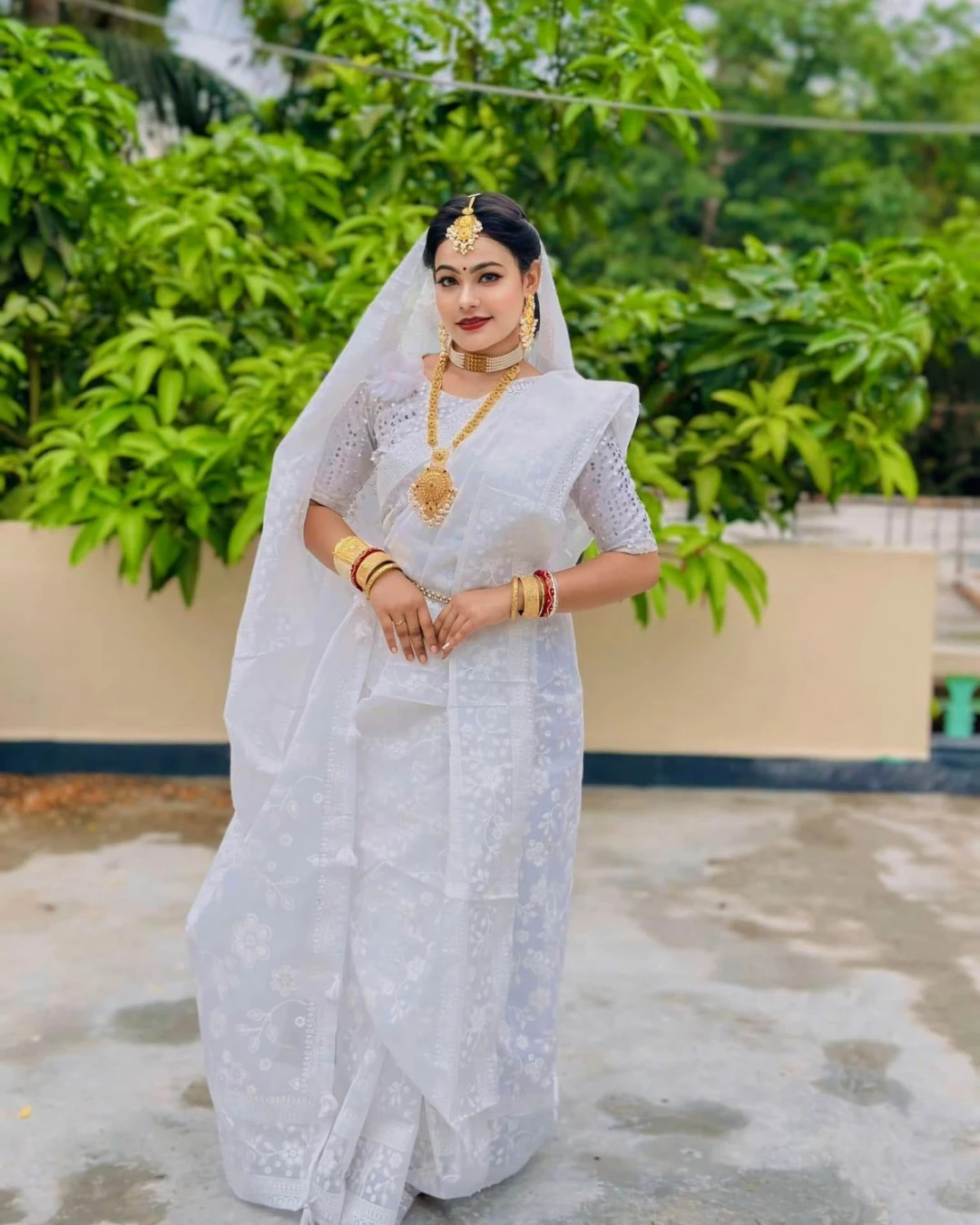 Women's Tangail Tat Trendy Afsan Print Saree