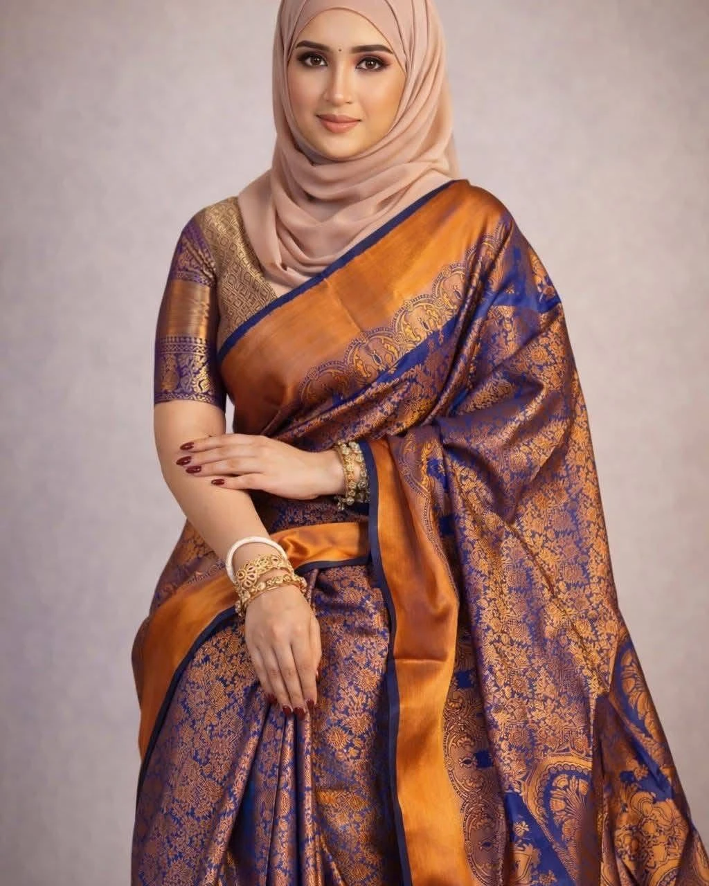 Women's Soft Silk Kanjivaram Katan Saree 2