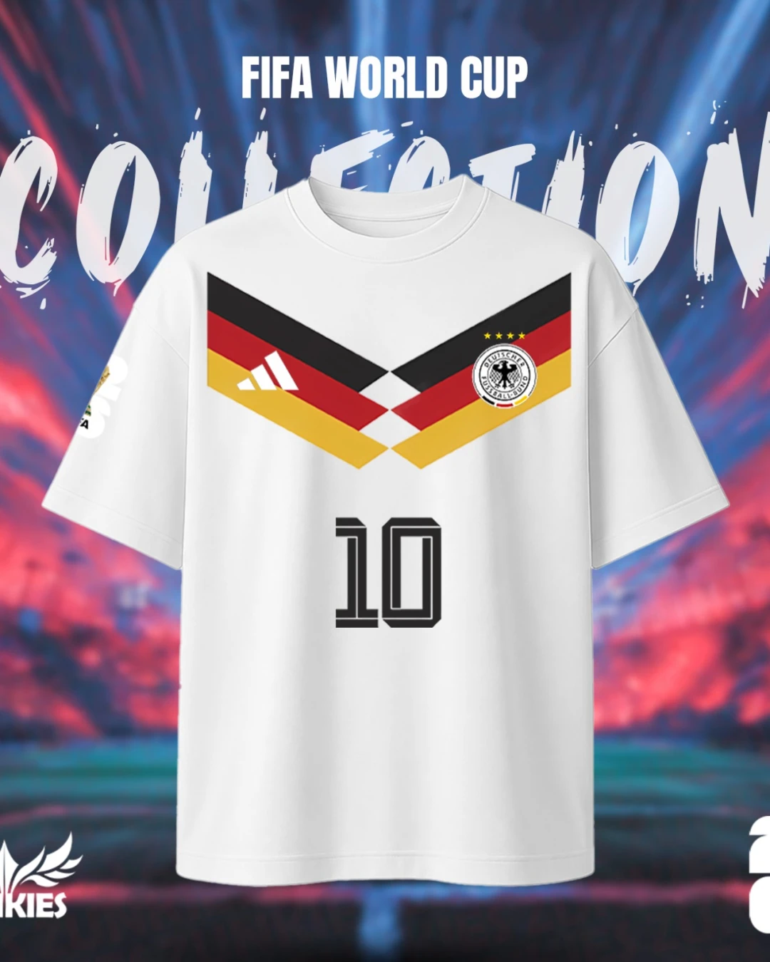 Germany Fifa World Cup - Zunkies Premium Collection - Oversized Drop Shoulder T-shirt