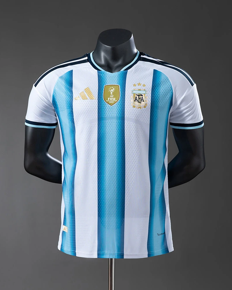 Argentina Home Authentic T-Shirt Half Sleeve Player Edition Jersey Kit 2026 World Cup