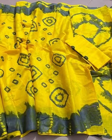 Women's Cotton Batik Saree 1