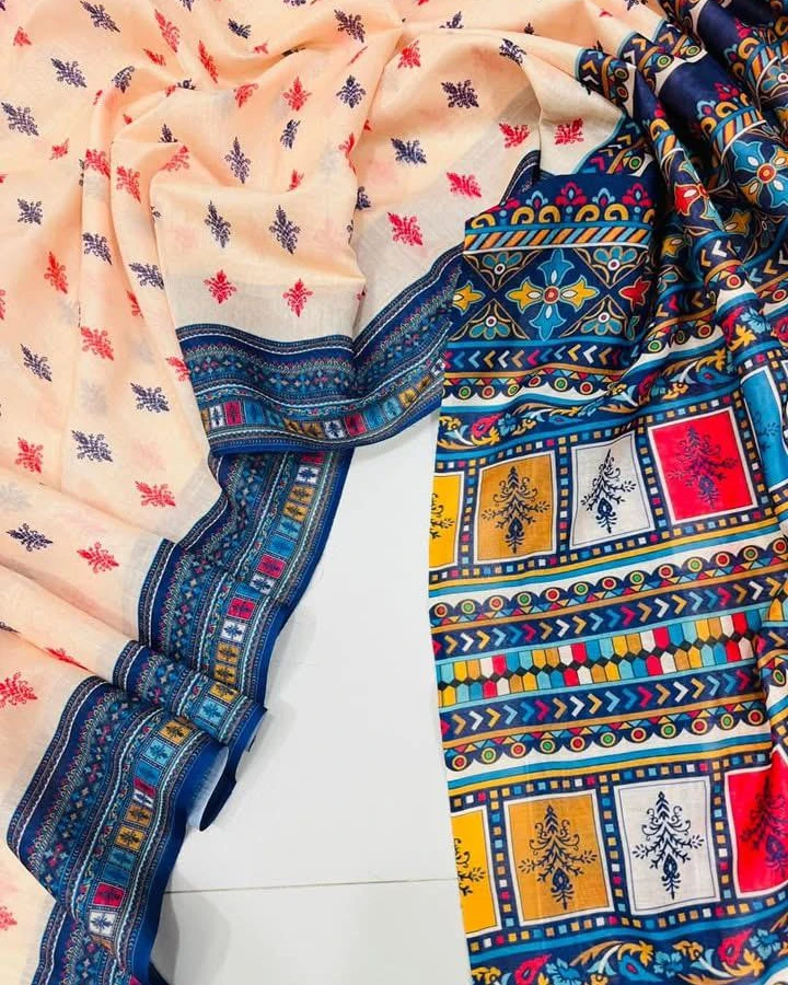 Digital Print Festivals Saree-928