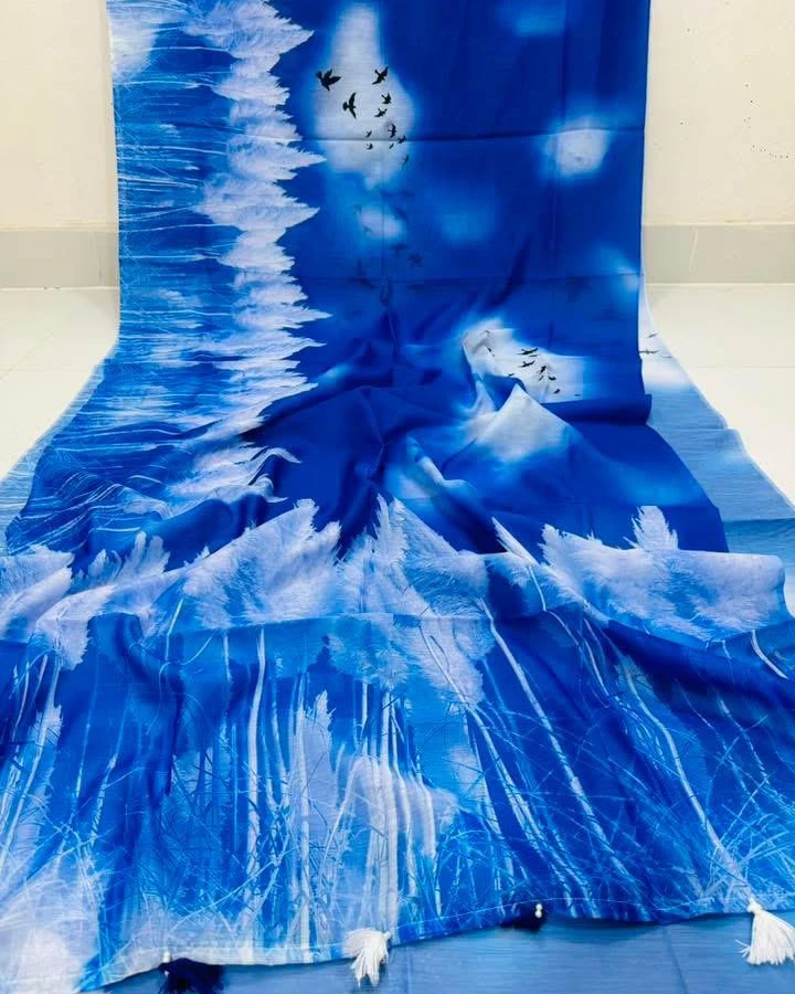 Digital Print Festivals Saree-902