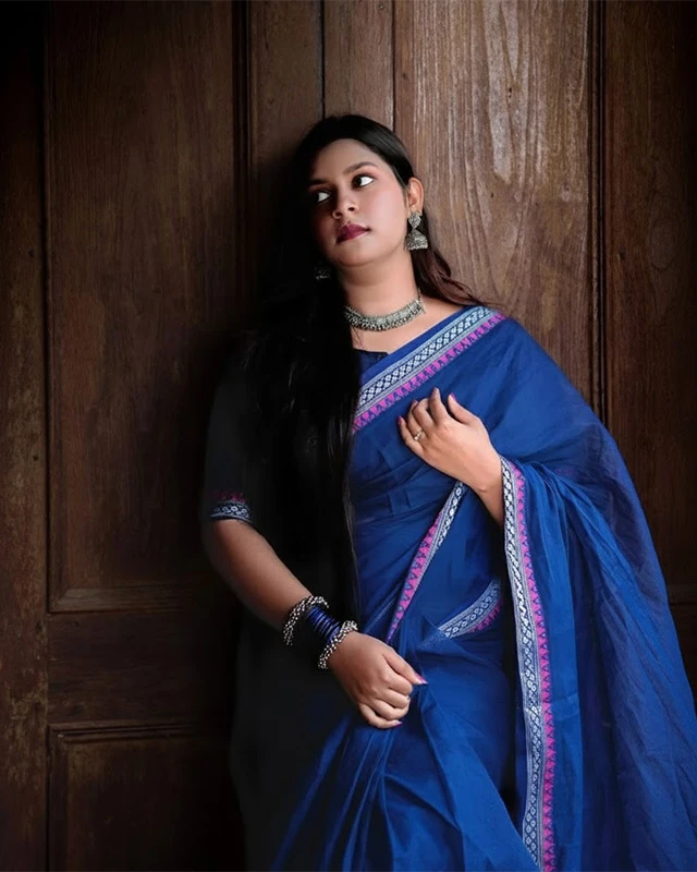 Half Silk Nakshi Pair Saree