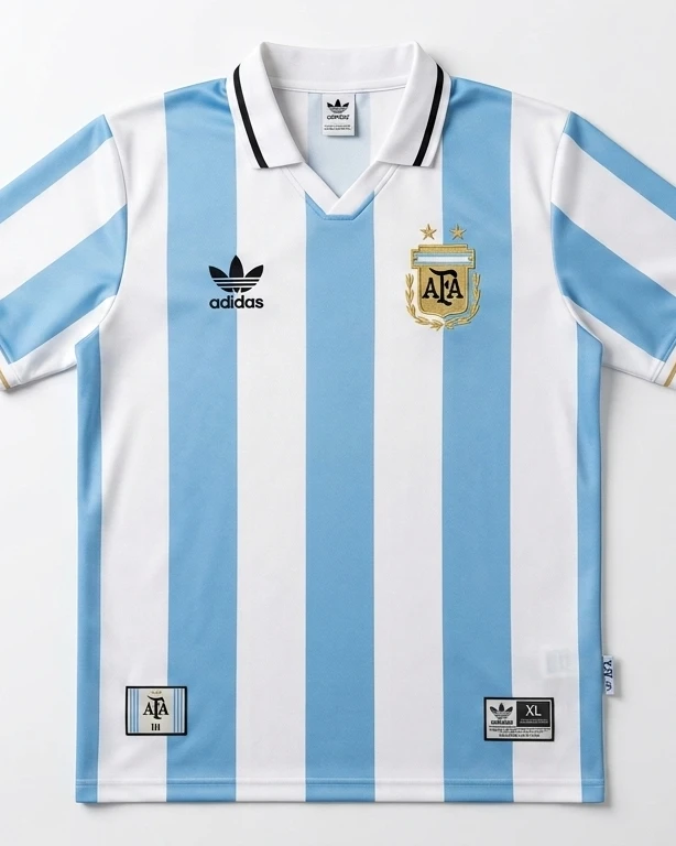 Argentina Home 1998-99 Retro Player Edition Football Jersey
