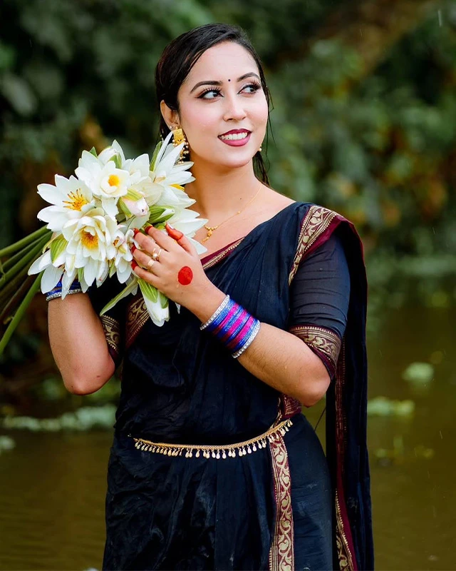 Breeze Elegance Mercerized Cotton Saree