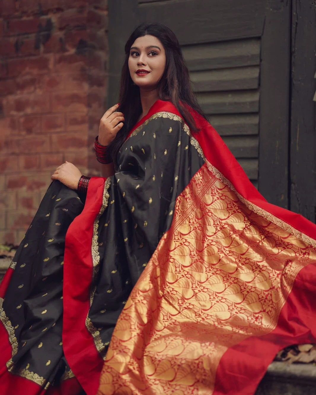 Heritage Glow Indian Silk Katan Saree