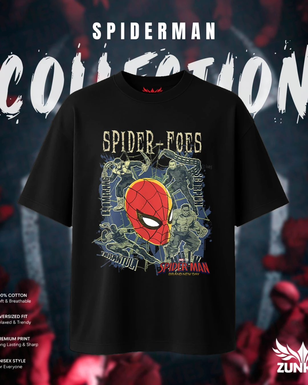 Spider-Man vs. The Spider-Foes Oversized Tee