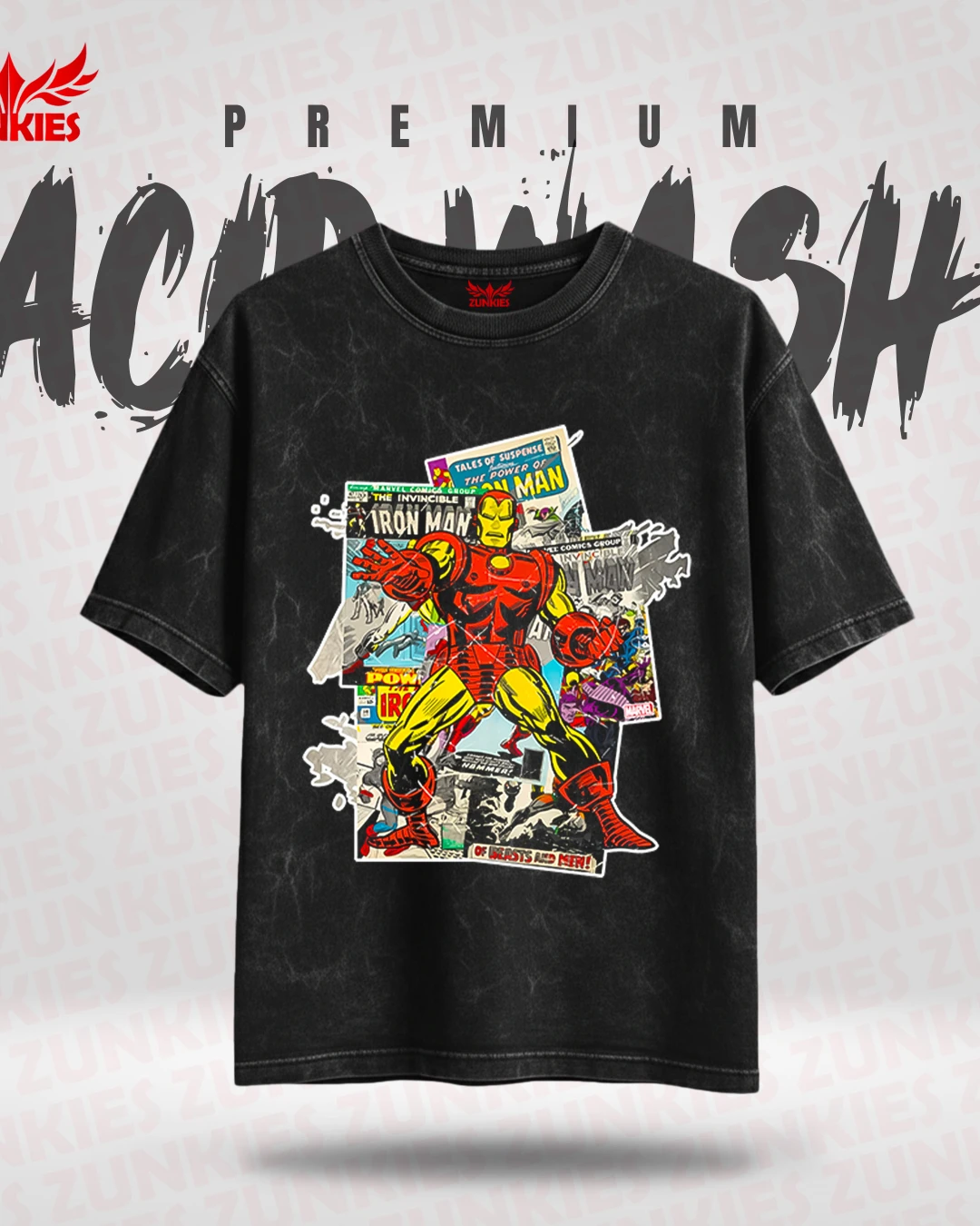 Iron Man - Zunkies Acid Wash Premium Collection