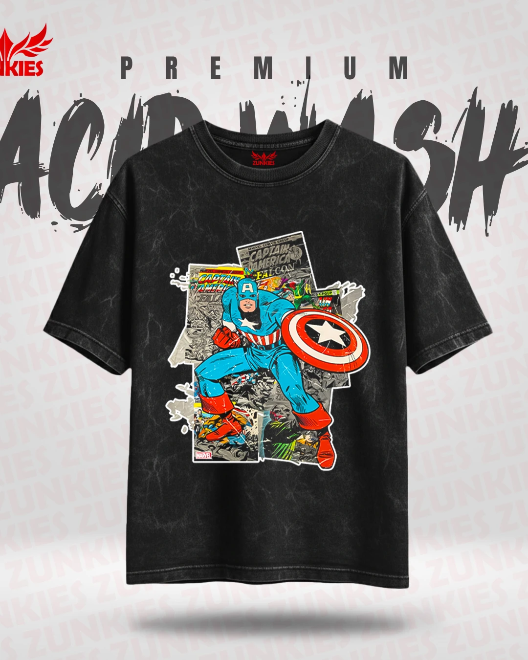 Captain America - Zunkies Acid Wash Premium Collection