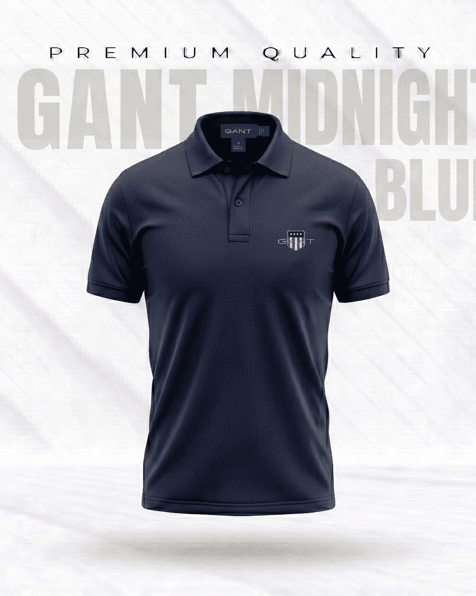 GANT Midnight Blue Premium Classic Polo