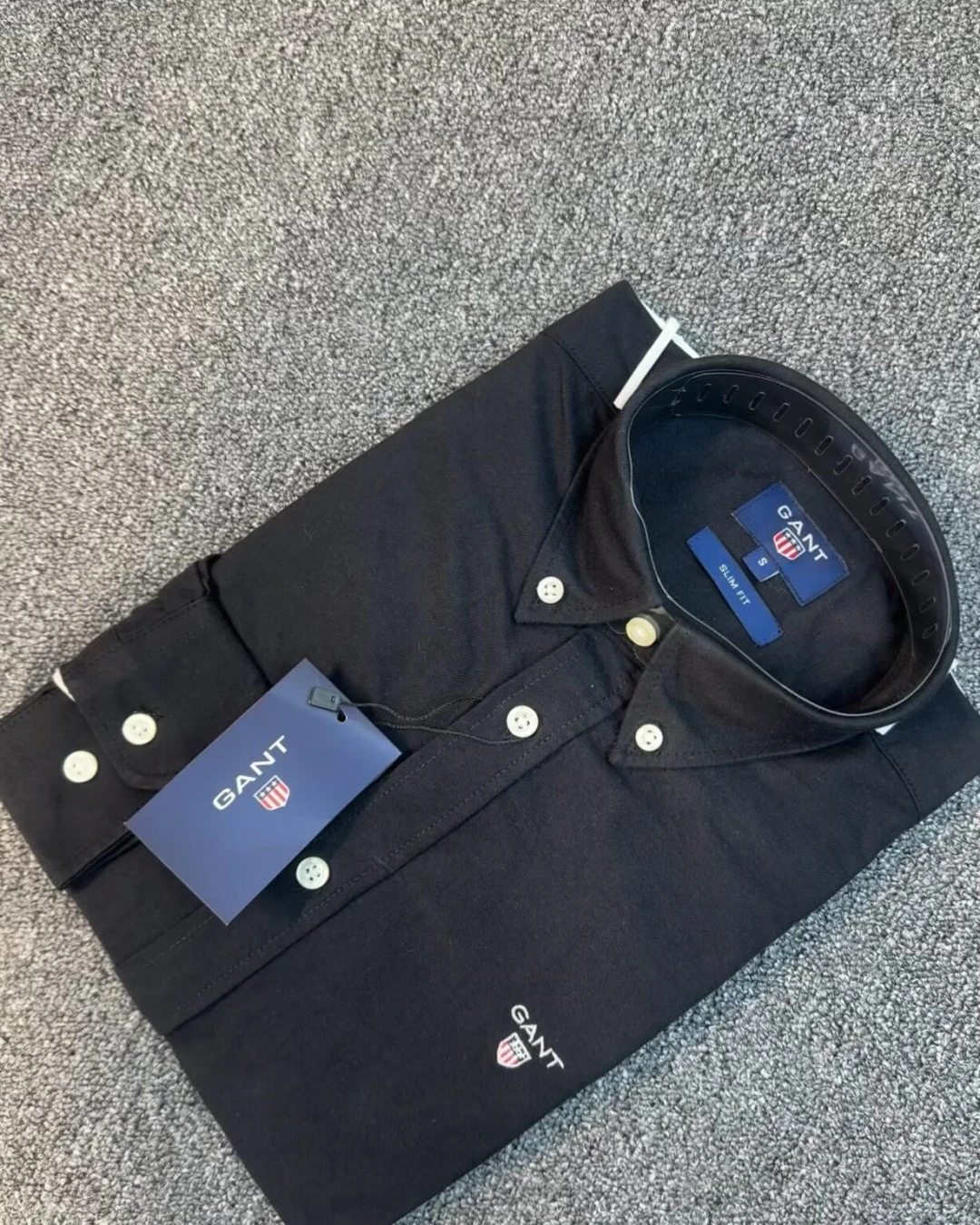 GANT Midnight Black Premium Solid Shirt