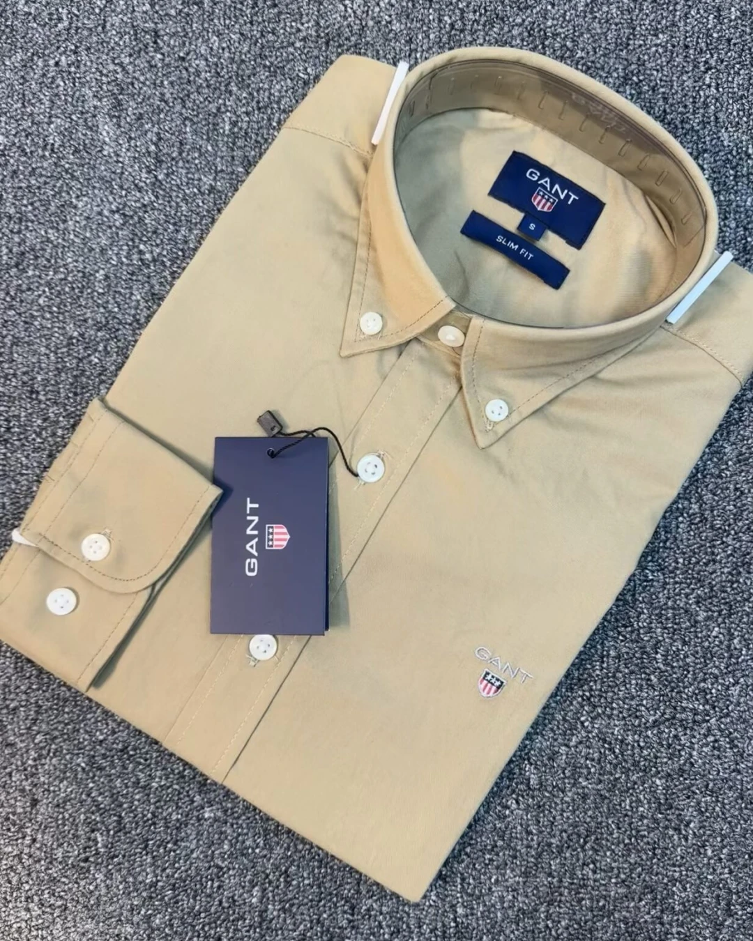GANT Premium Safari Khaki Solid Shirt