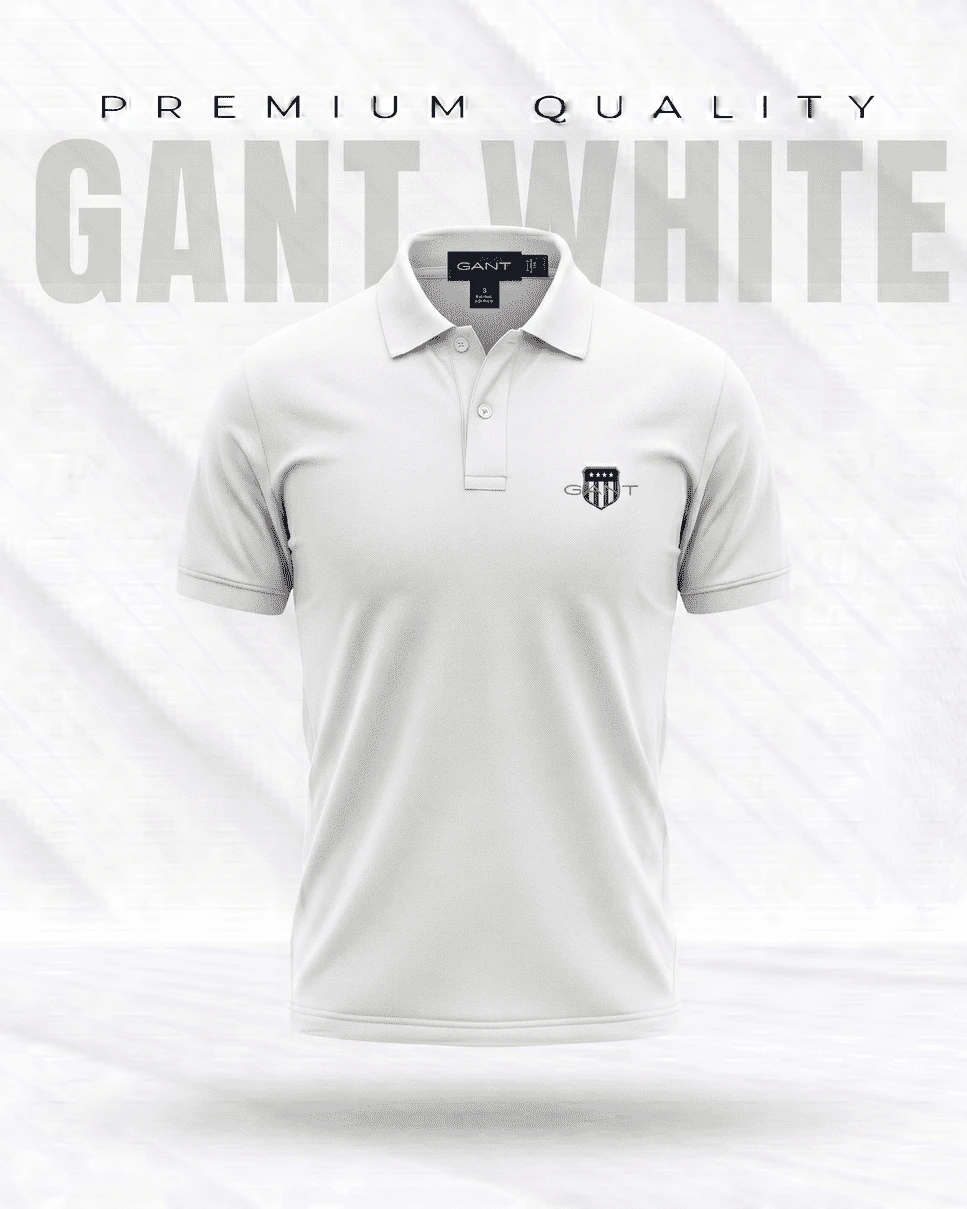 GANT Classic Arctic White Premium Polo