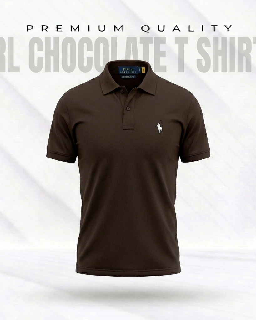 RL Premium Chocolate Polo T-Shirt