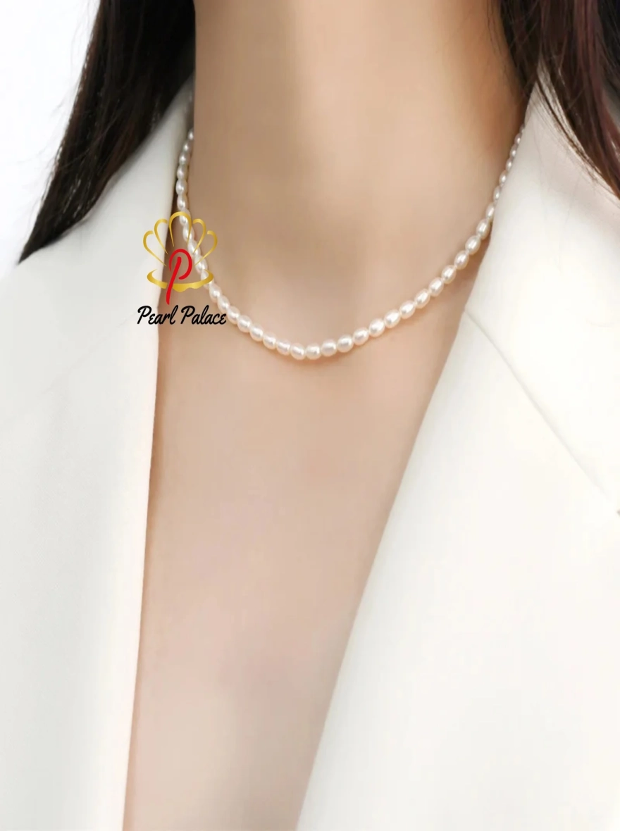 Natural Freshwater Pearl Bridal Jewelry Sets for Women Wedding 925 Sterling Silver Jewelry