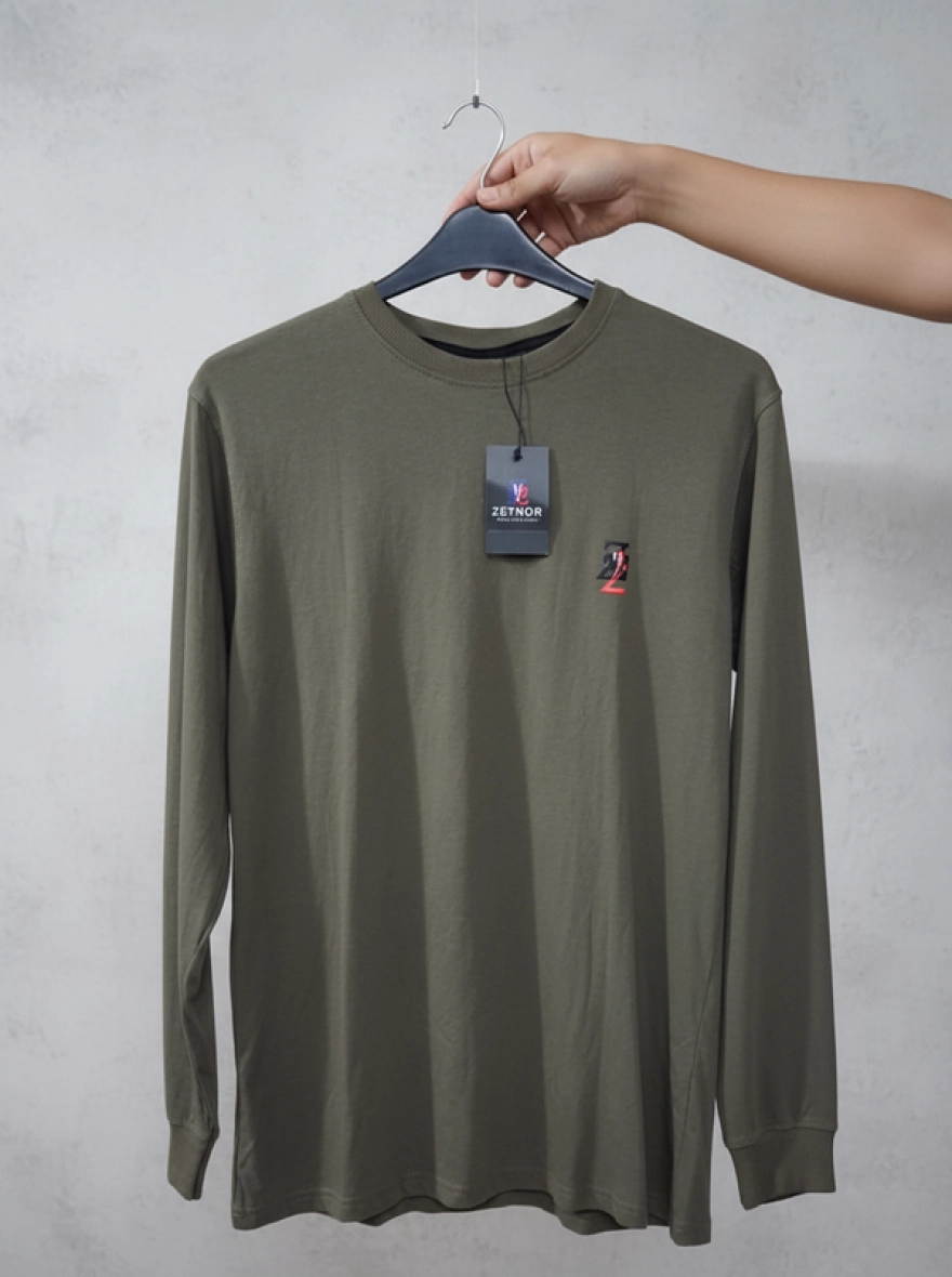 Premium Black Long Sleeve T-Shirt