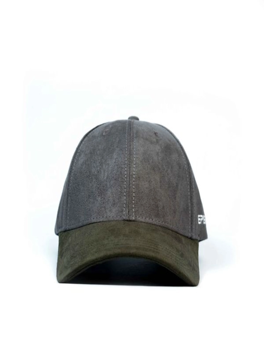 Episodes Grey Dual Solid Suede Cap