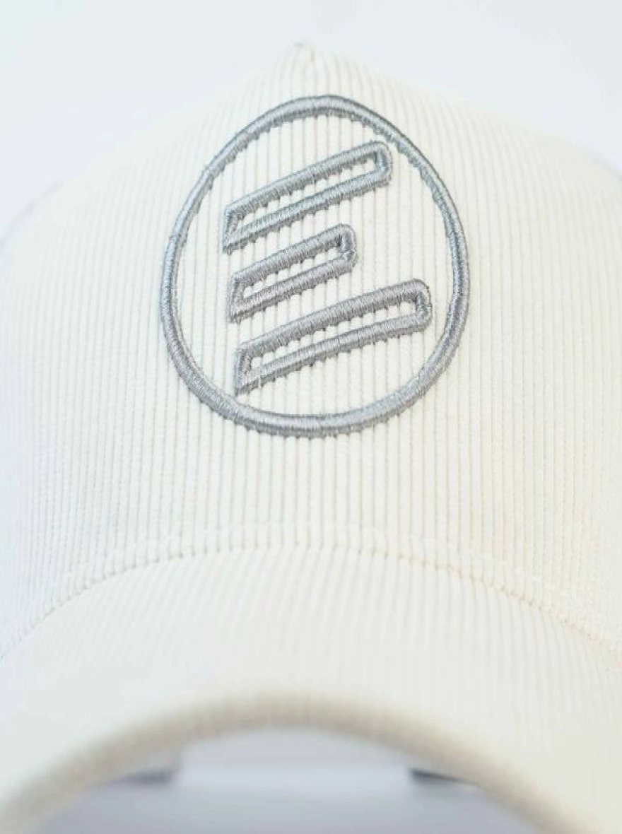 Episodes White Corduroy Trucker Cap