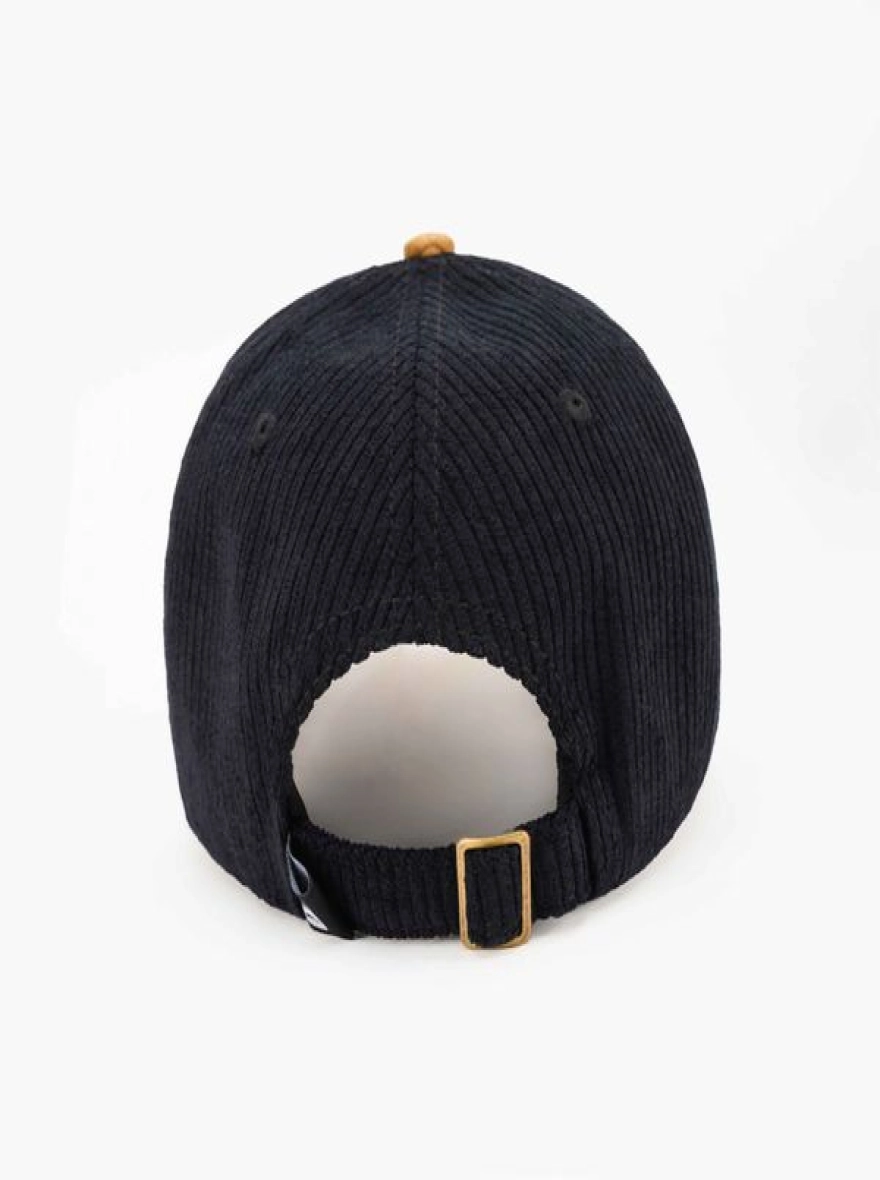 Iconic Navy Blue Suede Trucker Cap