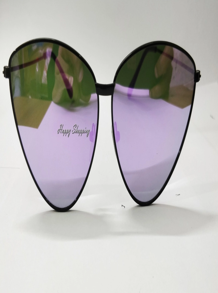 Rimless Rectangle Gradient Sunglasses