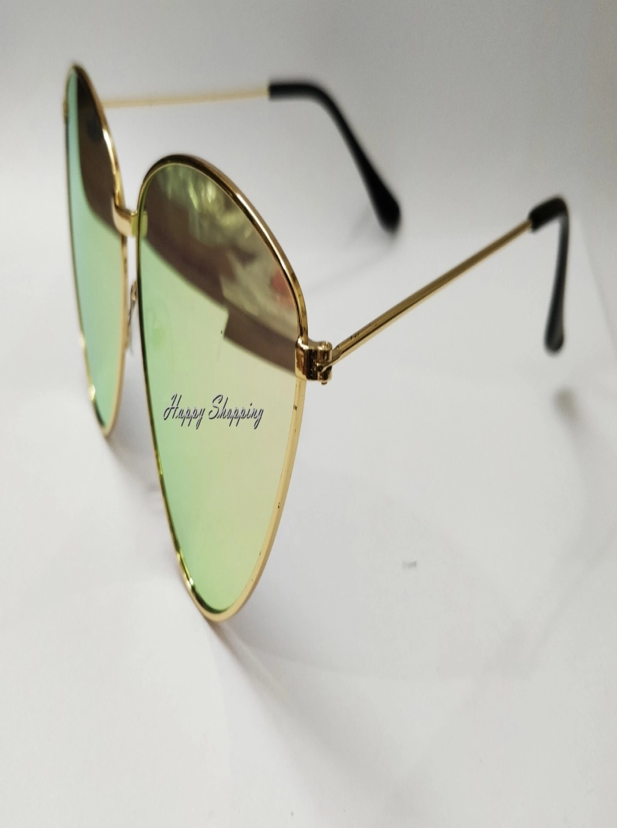 Rimless Rectangle Gradient Sunglasses