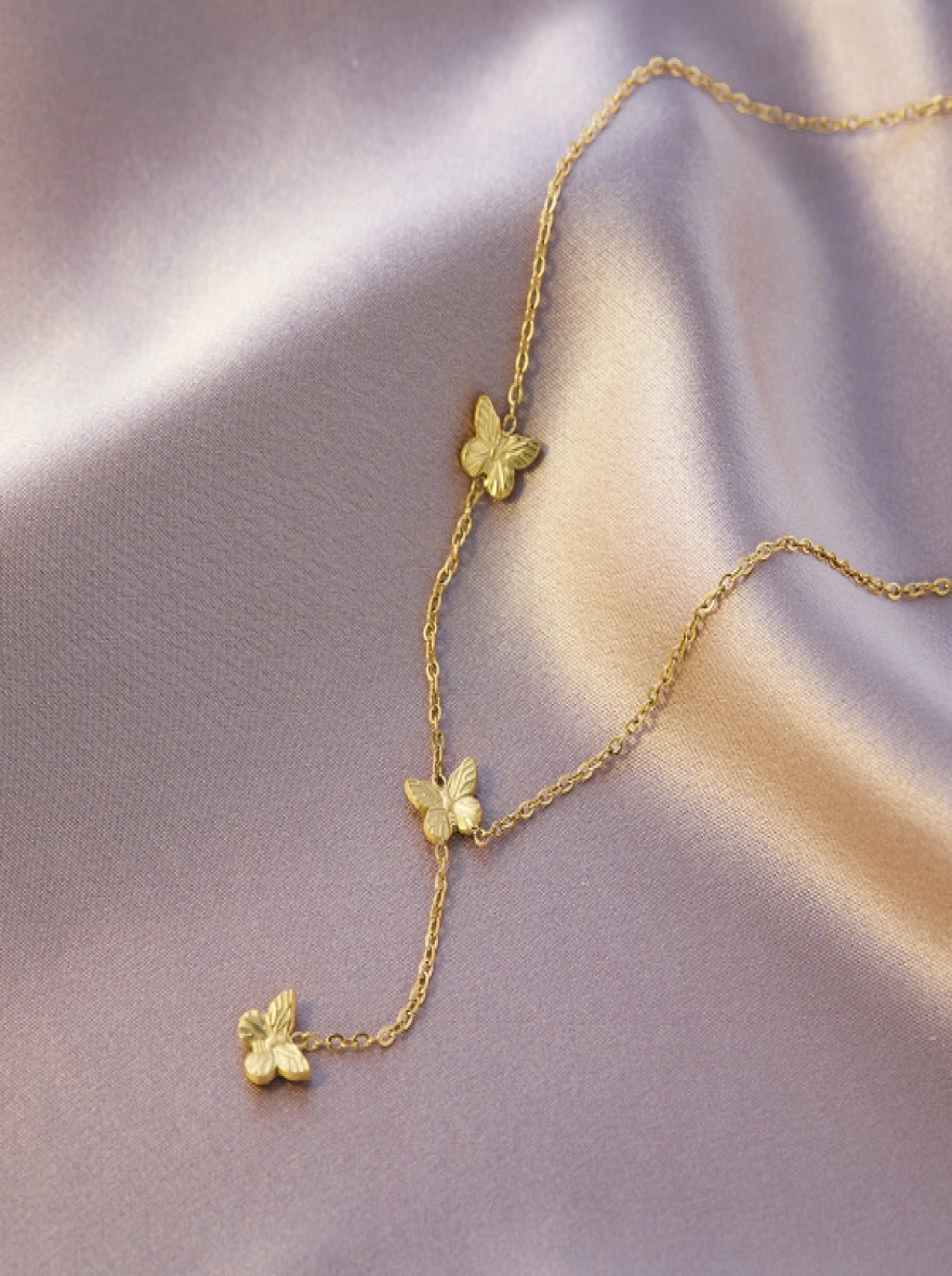 Gold-Plated Minimalist Pendant Necklace