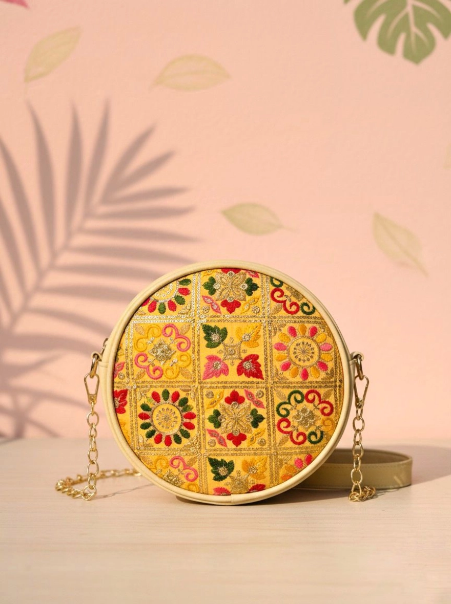 Midnight Bloom Navy Crossbody Beg