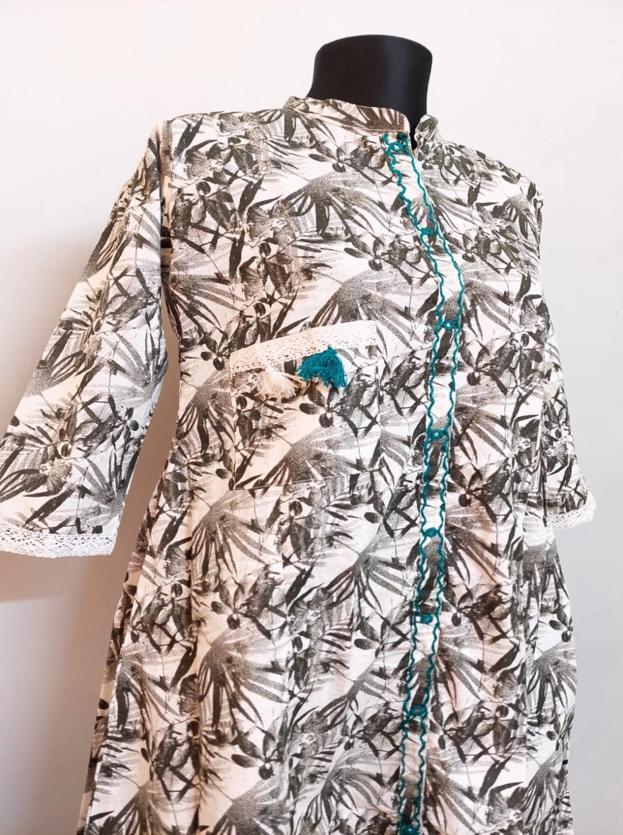 Embroidered Cotton Kurti