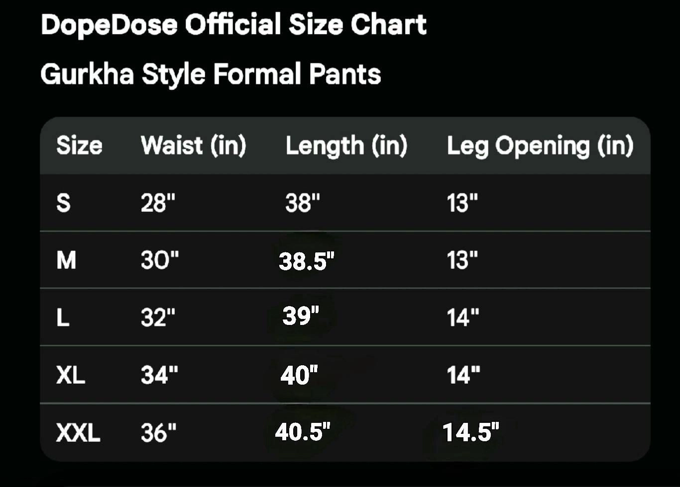 Midnight Charcoal Gurkha Trousers