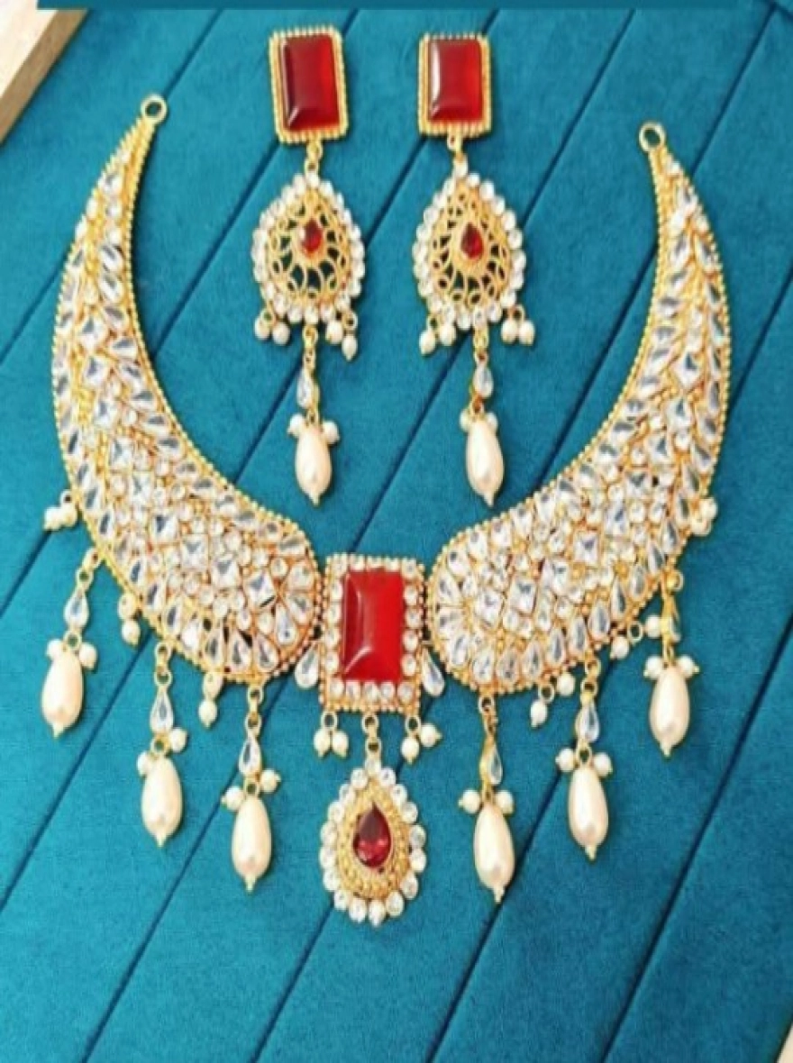 Exclusive Design Indian High Gold plating Choker set for women