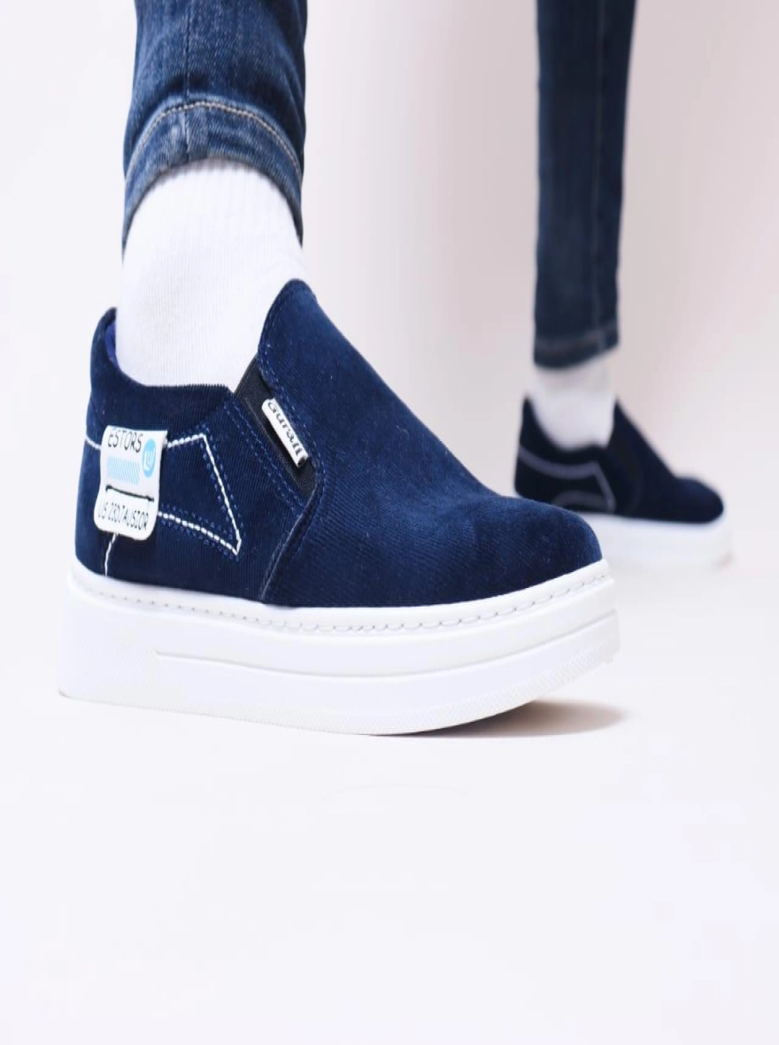 Gurali Cord Fabrics Canvas Sneaker for Men - Maroon, Coffee and Blue