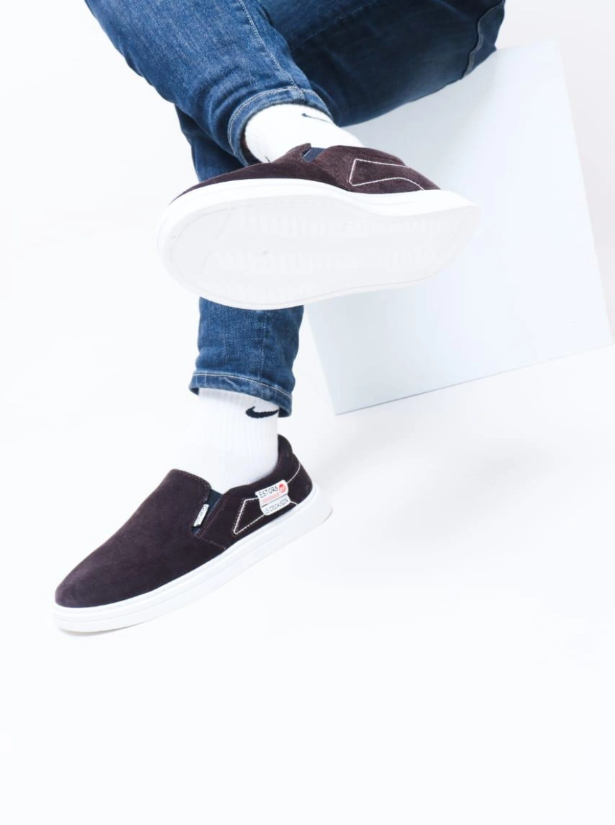 Gurali Cord Fabrics Canvas Sneaker for Men - Maroon, Coffee and Blue