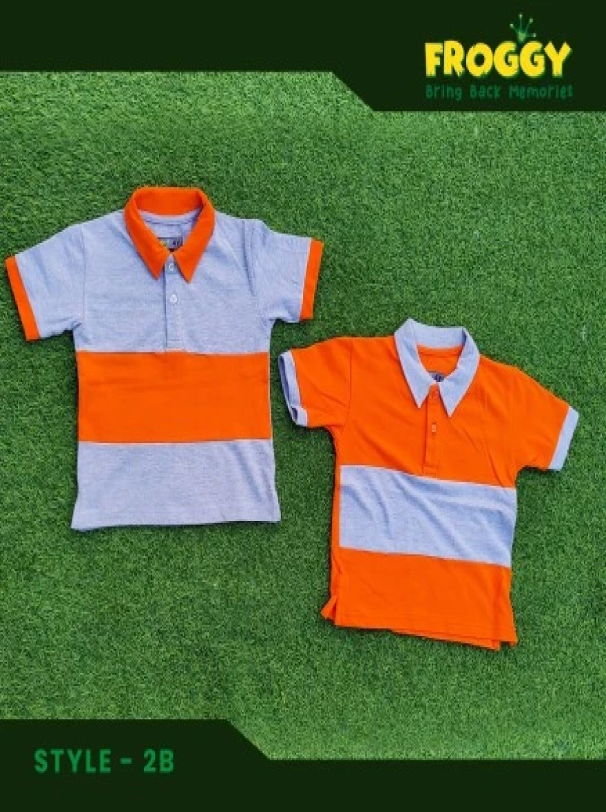 FROGGY KIDS PREMIUM COTTON POLO-2C