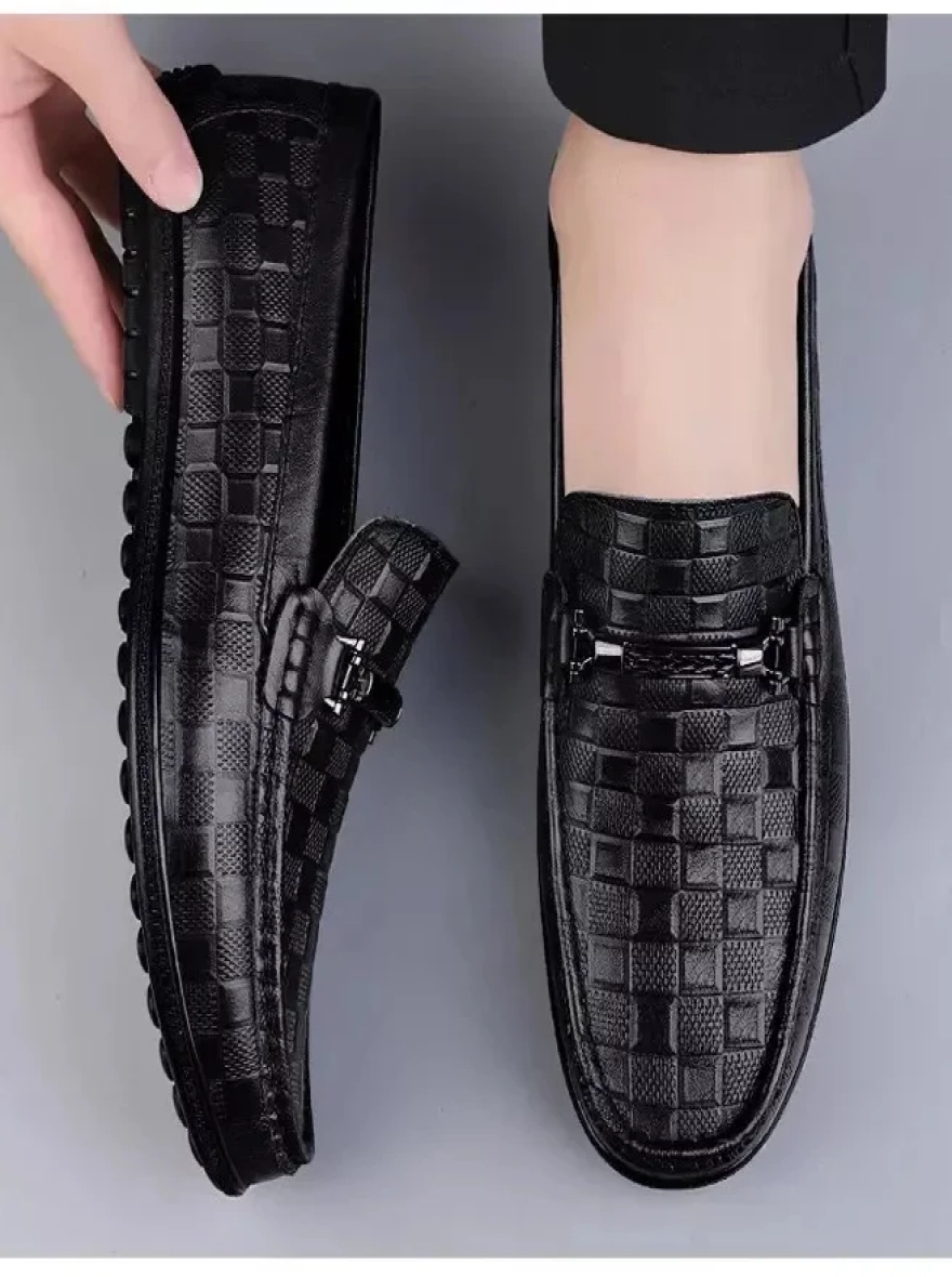 RS Super Men's Premium Full Grain Leather Loafers