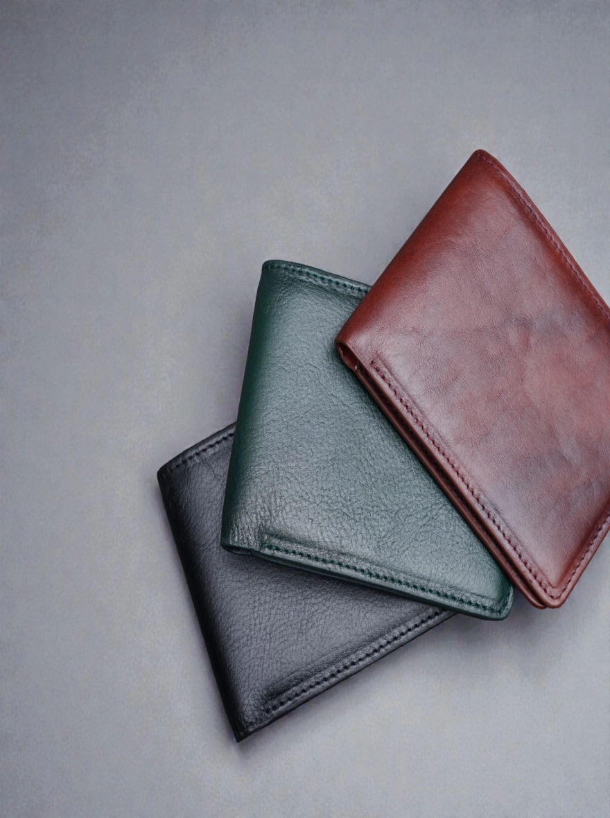 Zays Handcrafted Premium Leather Bifold Short Wallet zsw107