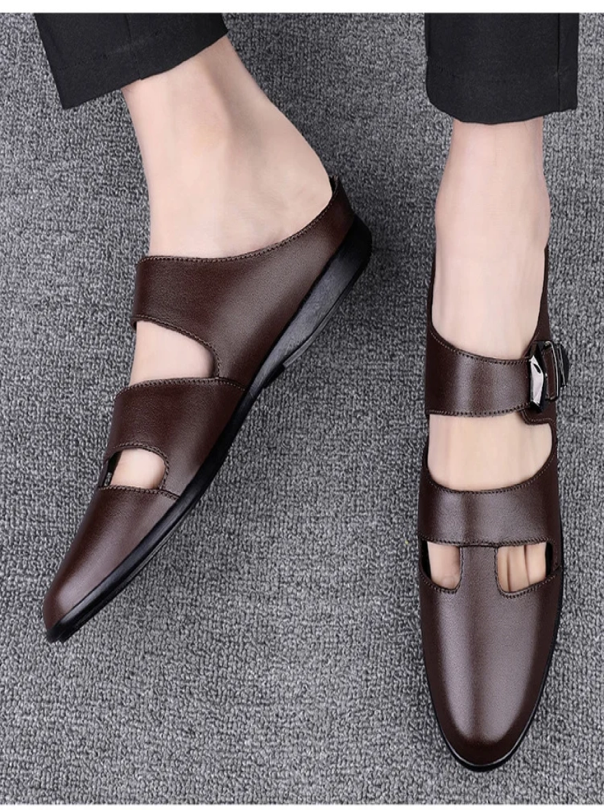 PS Shoe Gallery Premium Men’s Leather Half Shoes