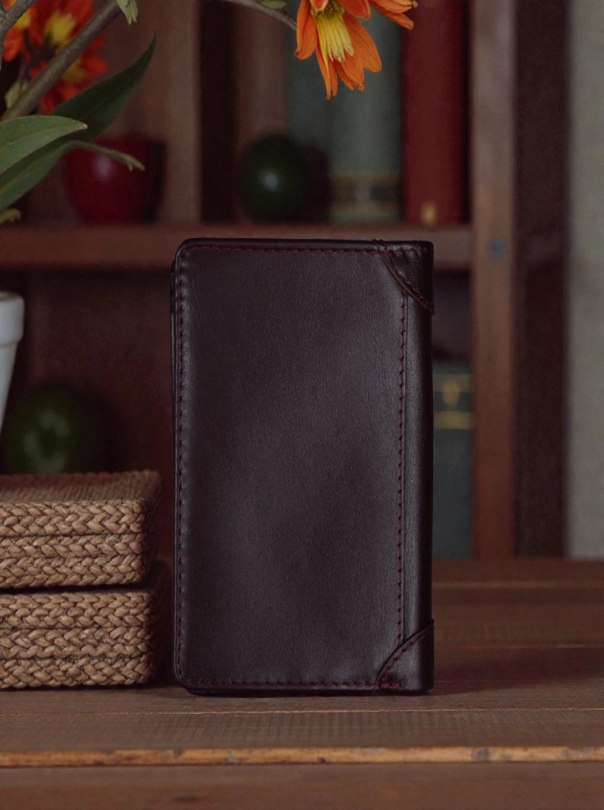 Zays Handcrafted Premium Oil Pull Up Leather Bifold Wallet
