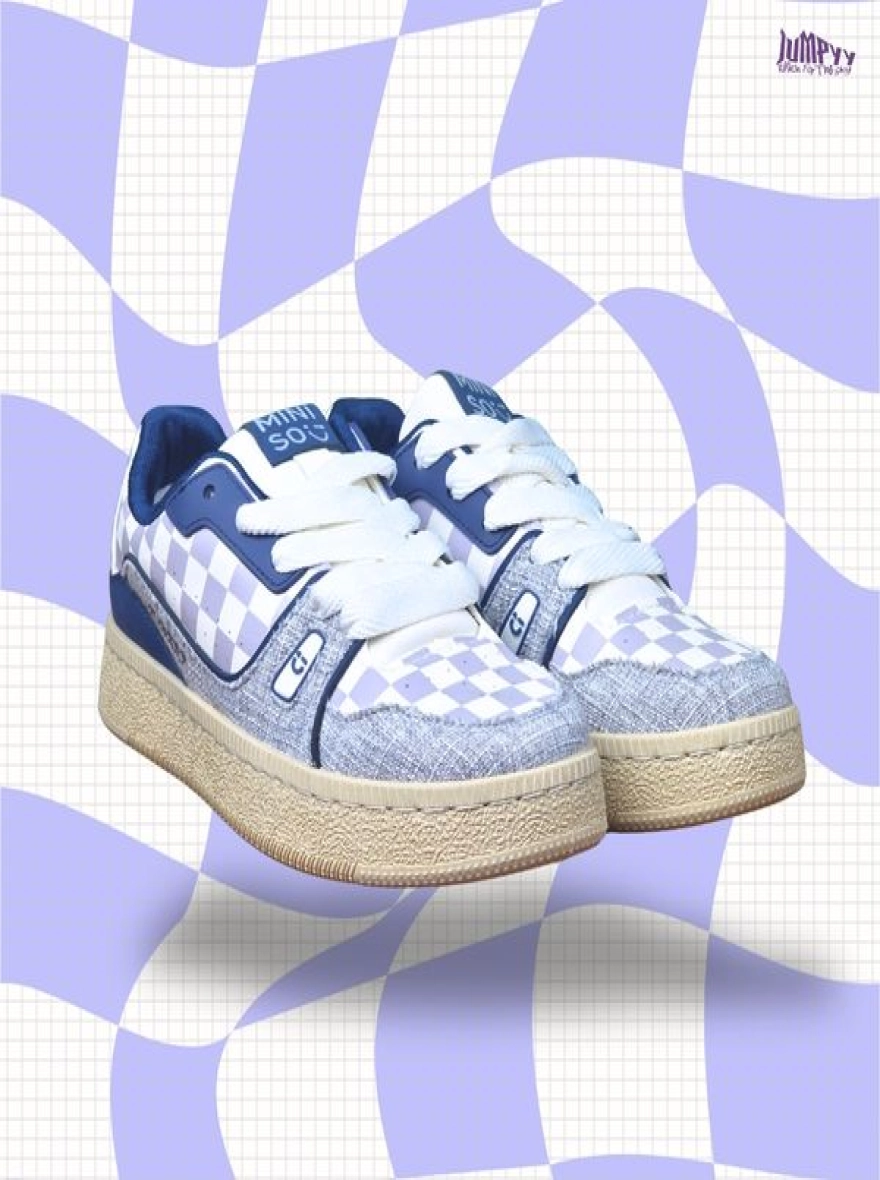 Pixel Pop - Check Myth | Stylish Retro Sneaker