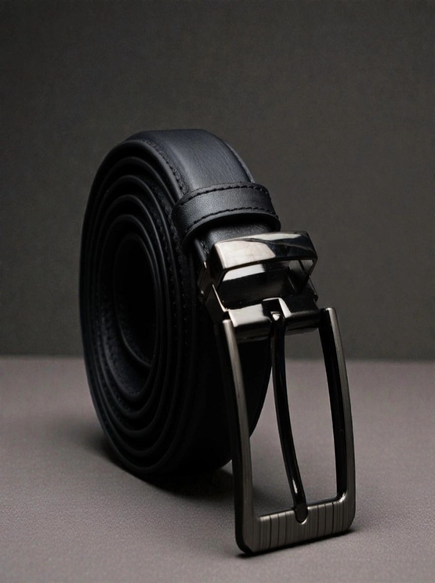 Zays Handcrafted Leather Belt for Men - Full-Grain Cowhide Adjustable Fit Stylish and Long-Lasting Designed for Office Traditional and Casual Use