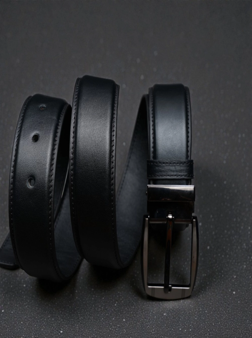 Zays Handcrafted Leather Belt for Men - Full-Grain Cowhide Adjustable Fit Stylish BS103