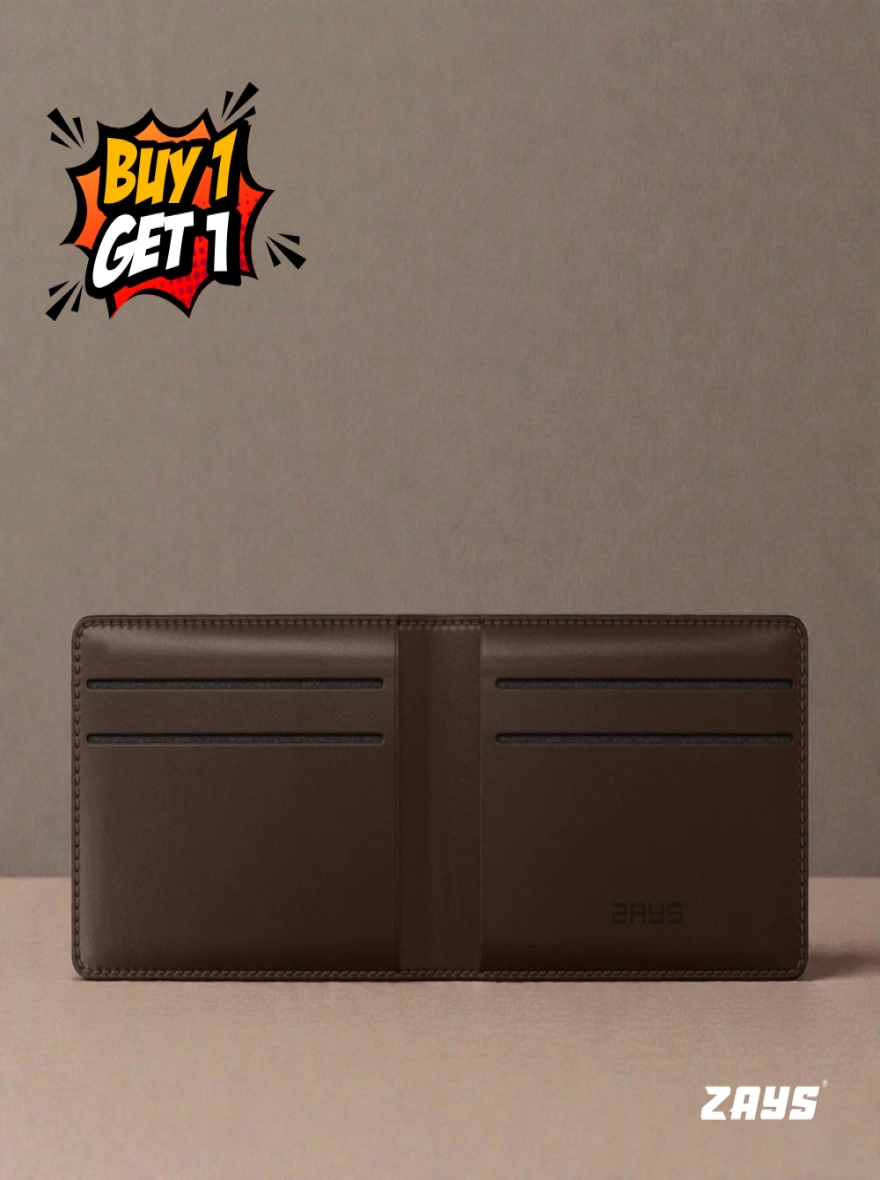 Zays Premium Leather Wallet & Belt Combo Offer 102