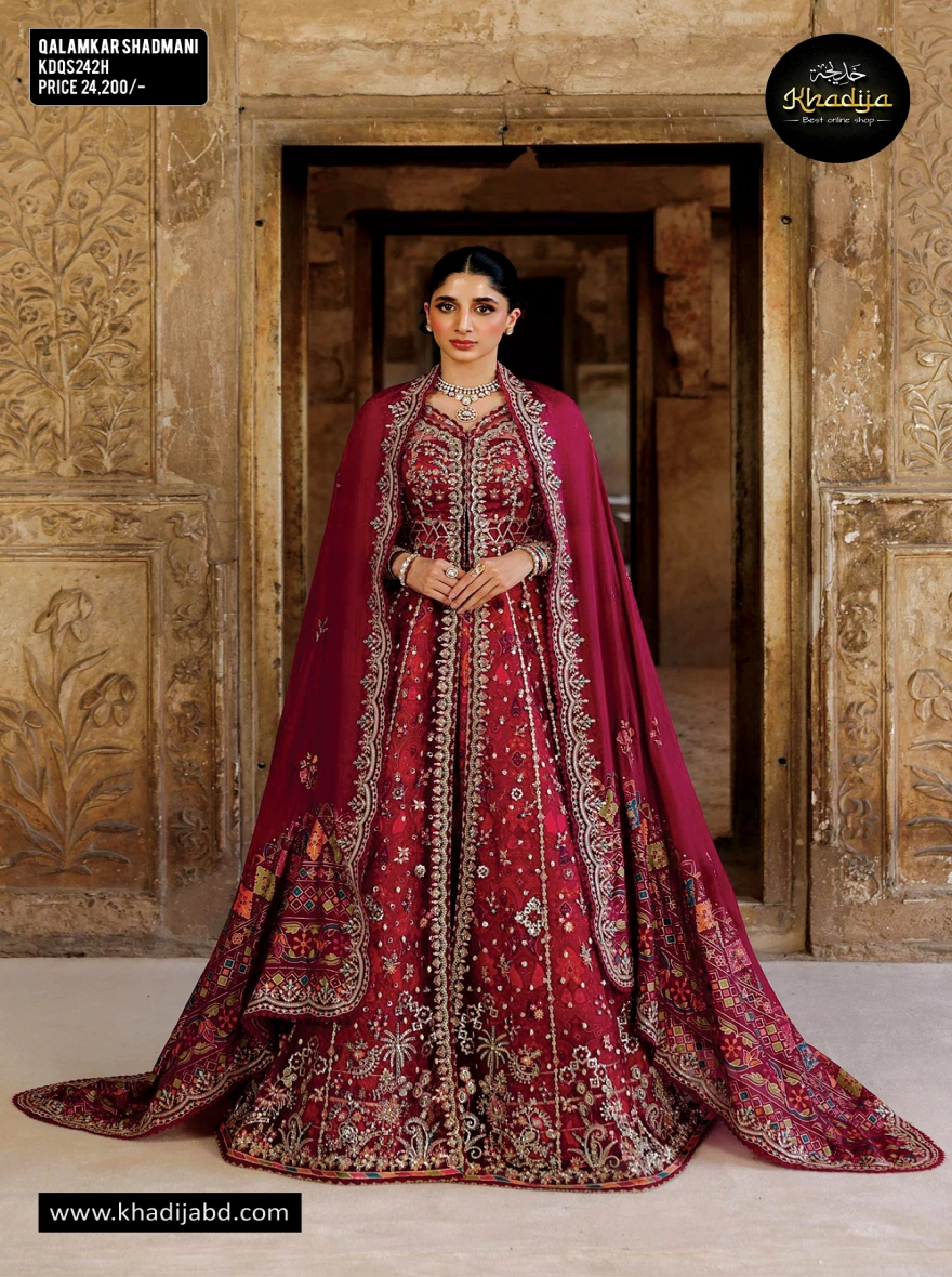 Qalamkar Shadmani Formals Wedding Collection-Unstitched